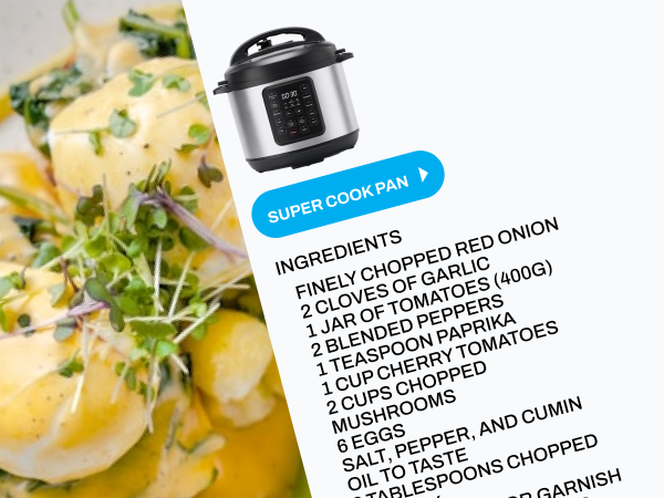 From recipe to purchase.